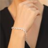 Newbridge Silverware Bracelet Clear CZ Stones