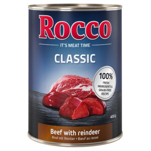Rocco Classic Saver Pack 24 x 400g - Beef with Reindeer