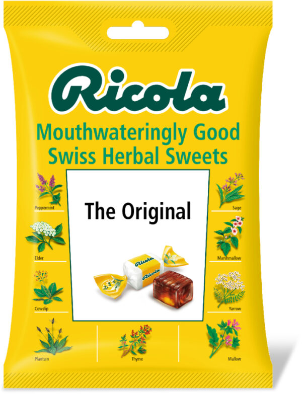 Ricola Swiss Herbal Drops Bag - Original Herb - 75g