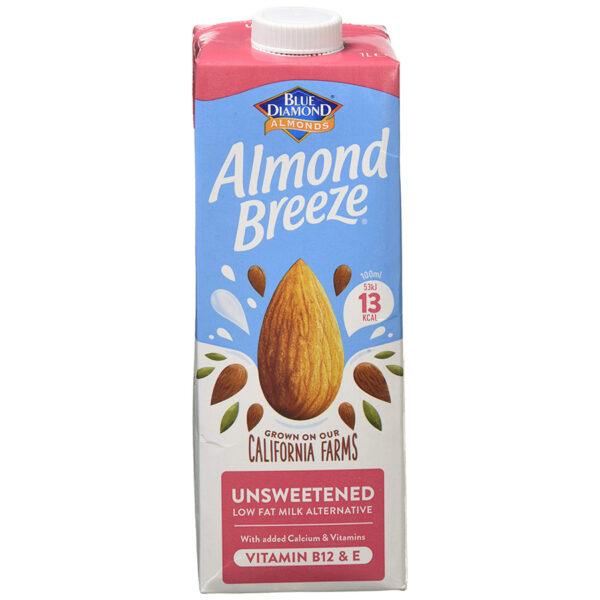 Blue Diamond Almond Breeze Milk Alternative - Unsweetened - 1L