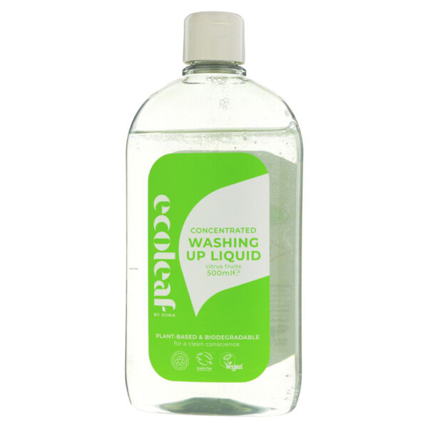 Ecoleaf Concentrated Washing Up Liquid - Citrus Fruits - 500ml