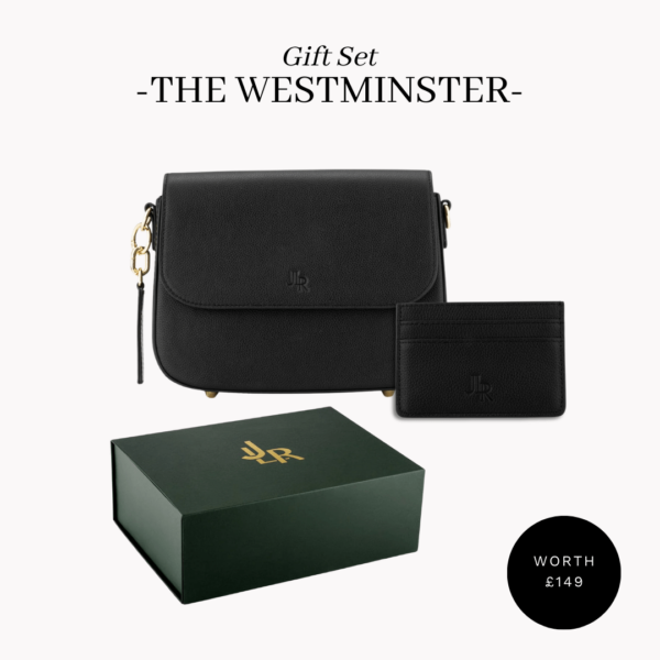 Women's The Westminster & Card Holder | Gift Set - Black