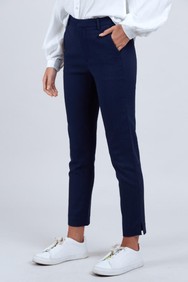 Louche Joele Slim Fit Trouser - Navy