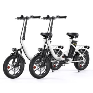 iSinwheel U4 Foldable Step-thru Electric Bike 500w 55Miles Range