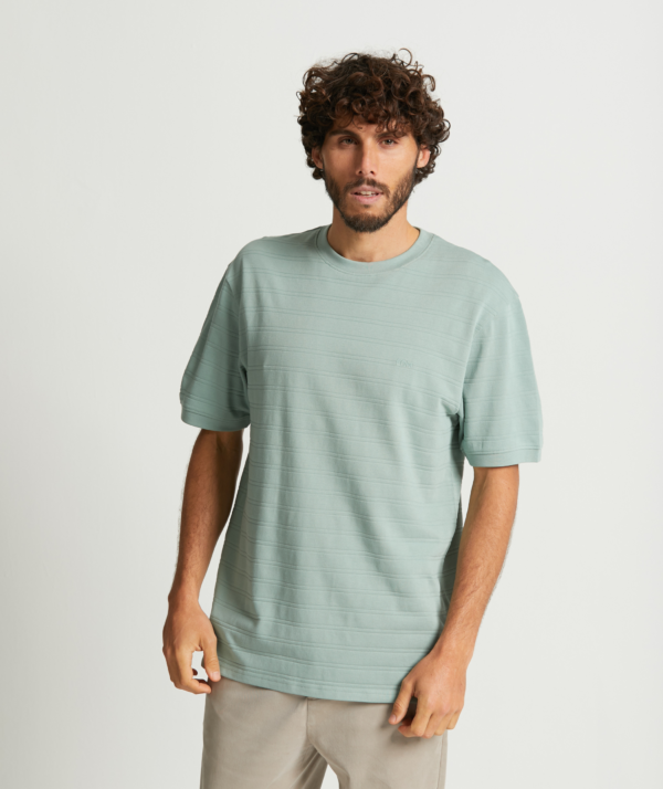 Mens Pique Tee - Blue