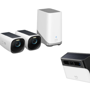 eufyCam S330 (eufyCam 3) + Solar Wall Light Cam S120 White