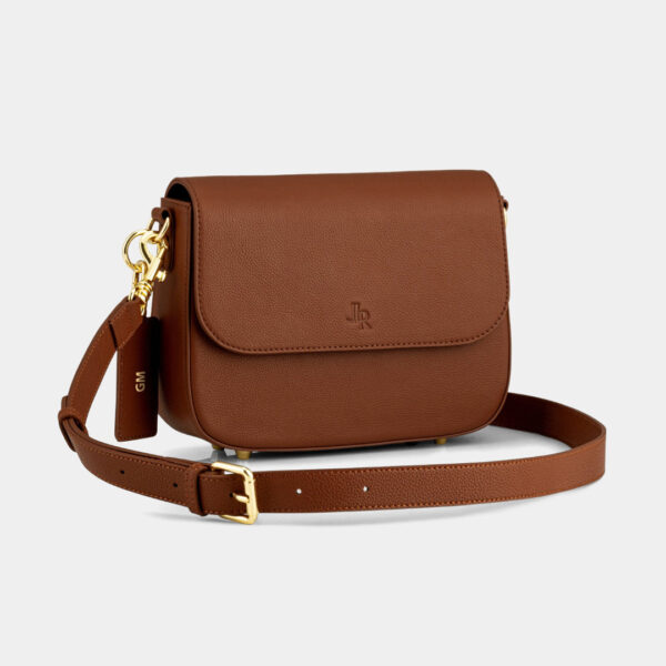 Women's Westminster luxe leather Saddle bag Tan