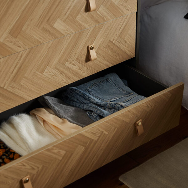 Herringbone Chest of Drawers - Image 4
