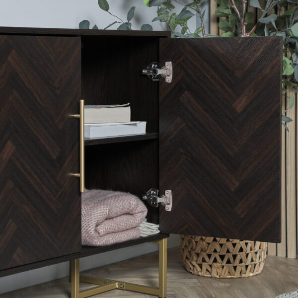 Dark Wood Sideboard - Image 3