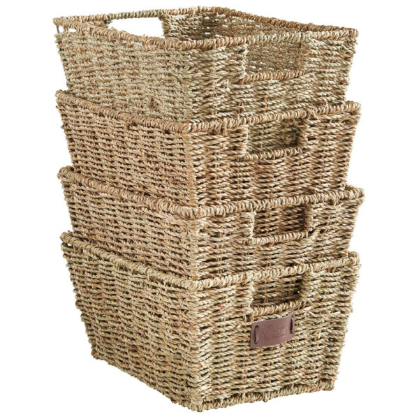 Set of 4 Seagrass Baskets