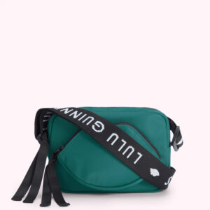Emerald Green Nylon Pam Crossbody Bag Emerald Green Nylon Pam Crossbody Bag
