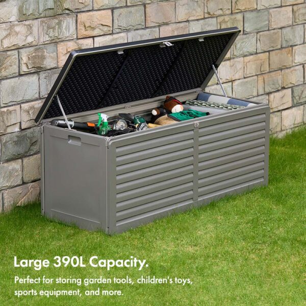 Waterproof Garden Storage Box - 390L - Image 2