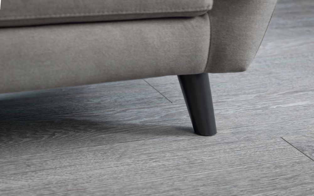 Monza Grey Linen Fabric 2 Seater Sofa - Image 2
