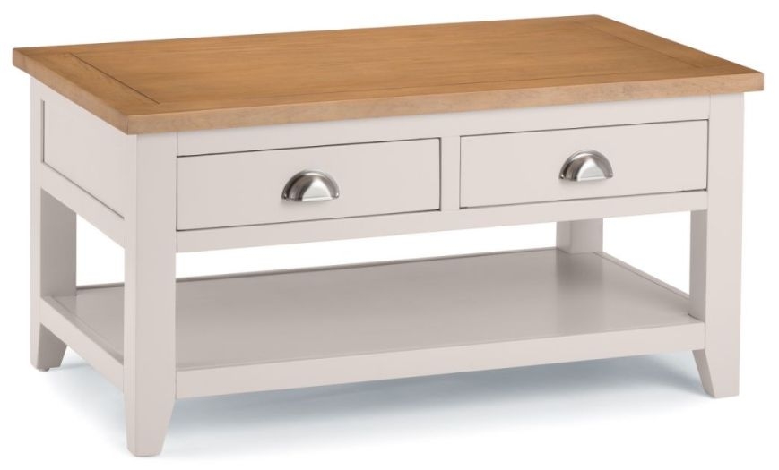 Richmond Grey 2 Drawer Coffee Table - Image 3