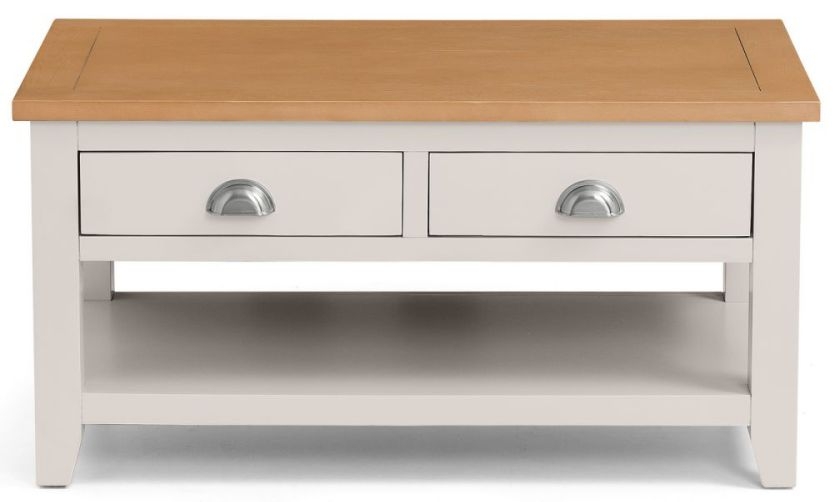 Richmond Grey 2 Drawer Coffee Table - Image 4