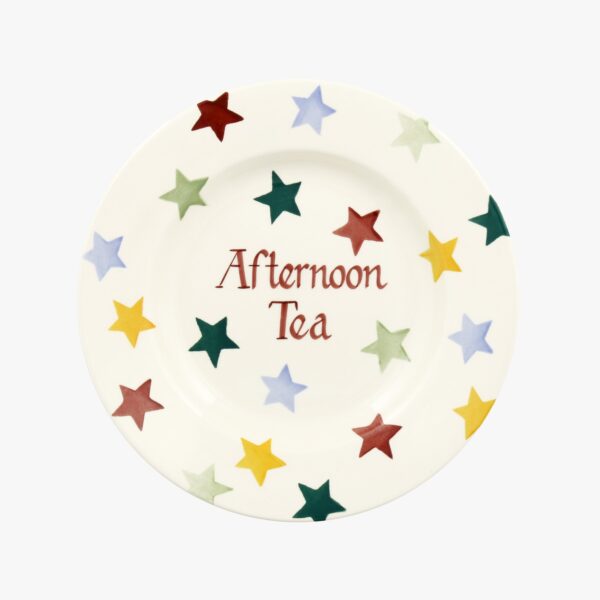 Personalised Polka Star 8 1/2 Inch Plate  - Customise Your Own Pottery  | Emma Bridgewater