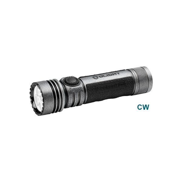 Olight Seeker 4 Pro USB -C Rechargeable LED Torch 4600 Lumens (Silver-Plated Bronze) CW