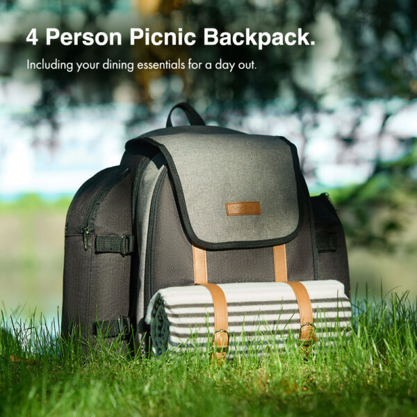 Ash Picnic Backpack - 4 Person - Image 3