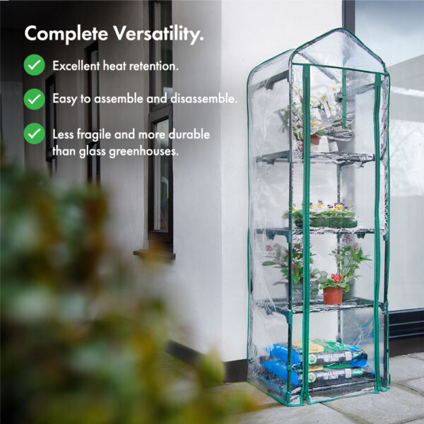 4 Tier Mini Greenhouse - Image 3