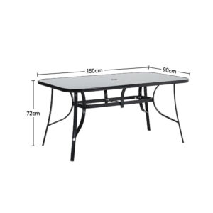 Outdoor Rectangular Outdoor Dining Table