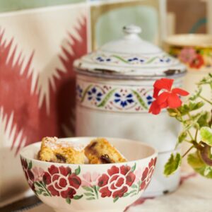 Antique Roses French Bowl - Unique Handmade & Handpainted English Earthenware Decorative Plates | Emma Bridgewater