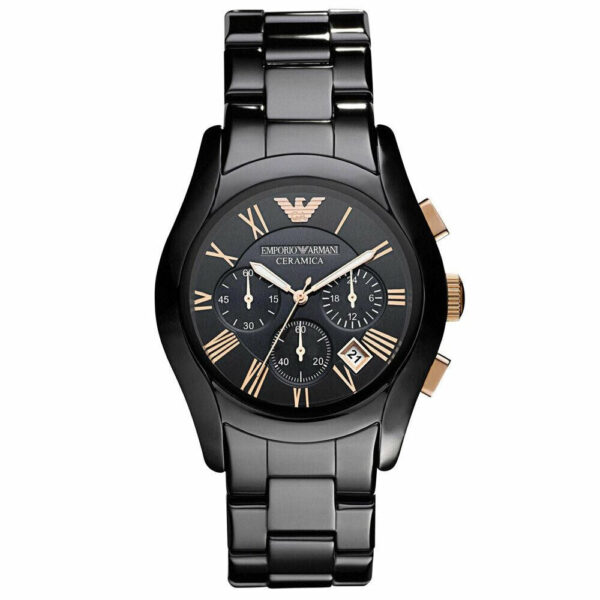 Emporio Armani AR1410 Classic Black Ceramic Chronograph Men's Watch