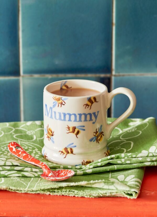 Emma Bridgewater  Seconds Bumblebee Mummy 1/2 Pint Mug - Unique Handmade & Handpainted English Earthenware Tea/Coffee Mug - Image 2