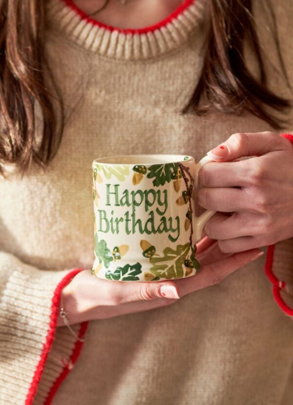 Personalised Oak 1/2 Pint Mug  - Customise Your Own Pottery  - Christmas Tableware and Serveware | Emma Bridgewater