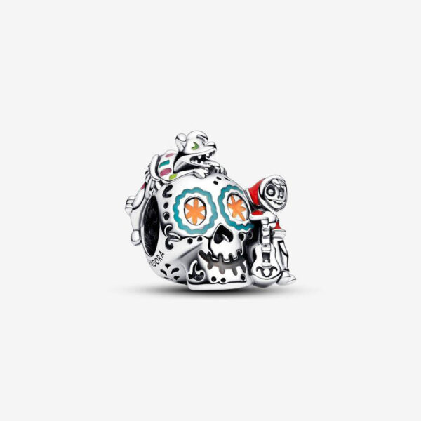 Pandora Disney Pixar Coco Miguel & Dante Skull Glow-in-the-dark Charm