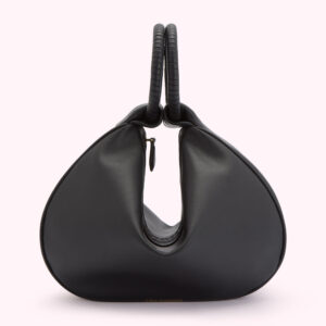 Black Lilian Leather Medium Cleo Handbag Black Lilian Leather Medium Cleo Handbag