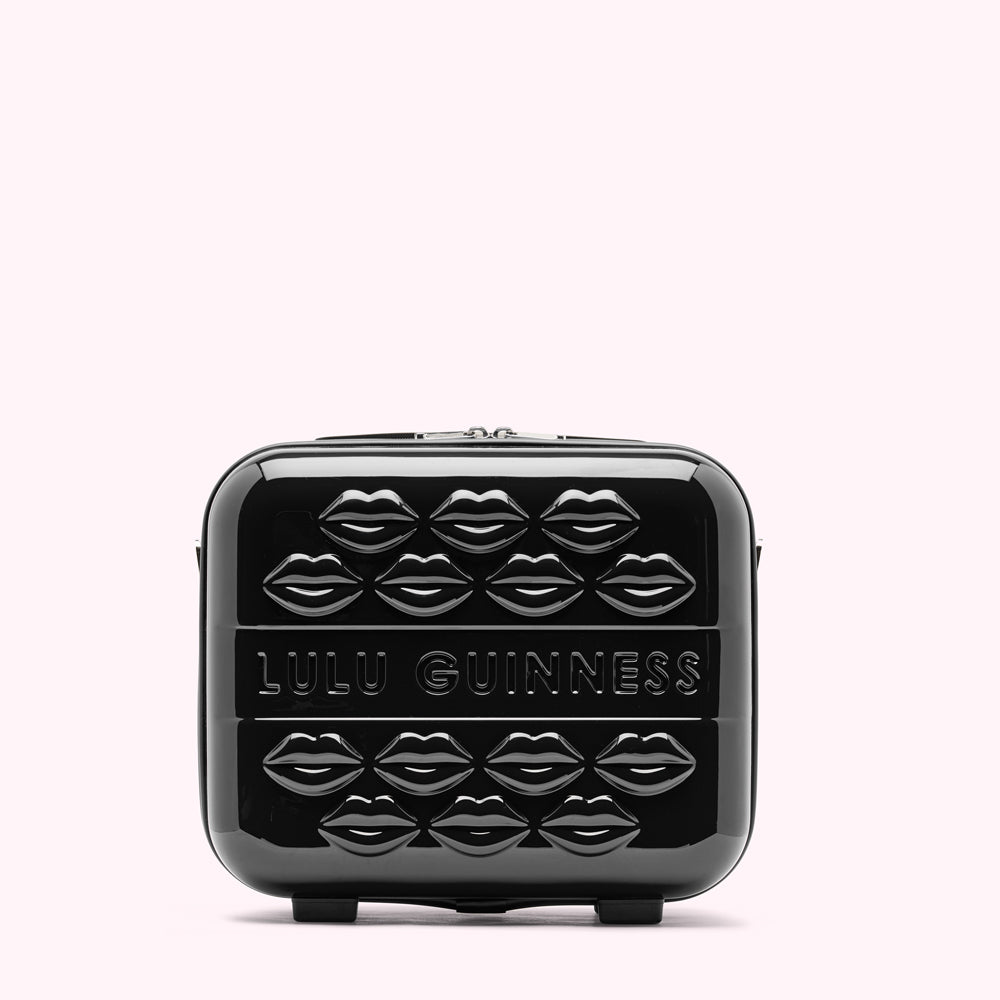 Black Lulu Lips Vanity Case Black Lulu Lips Vanity Case