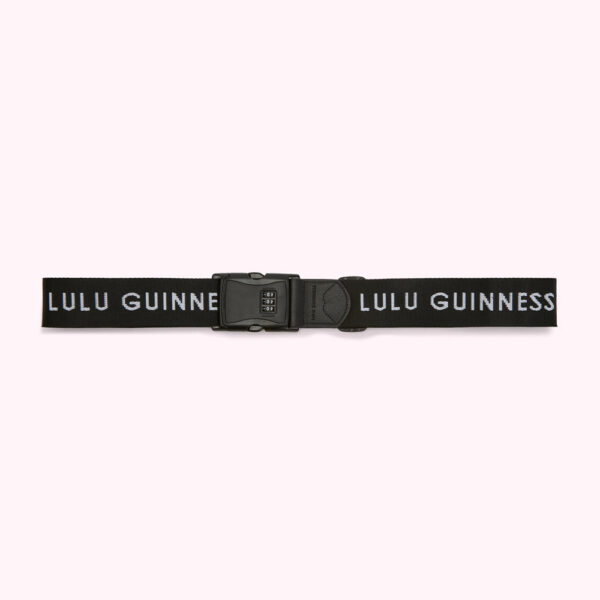 Black Lulu Guinness Luggage Belt Black Lulu Guinness Luggage Belt