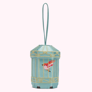 Blue Birdcage Collectible Clutch Bag Blue Birdcage Collectible Clutch Bag