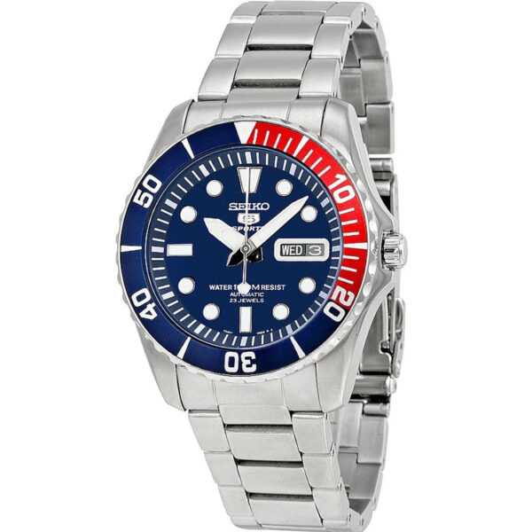 Seiko 5 Sports Automatic Sea Urchin Pepsi Dial Men's Watch SNZF15K1