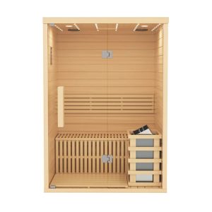 CenturaHeat - Traditional Steam Double 2 Person Indoor Sauna - HEAT-HS1003