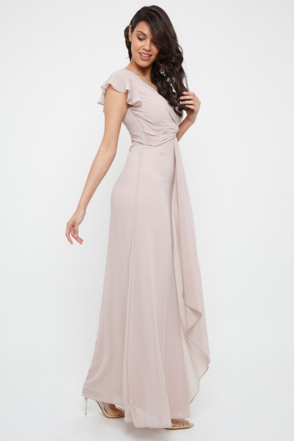 TFNC Juba Whisper Pink Maxi Dress