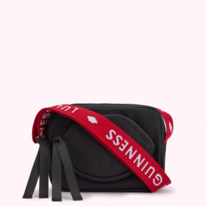 Black and Lulu Red Pam Crossbody Bag Black and Lulu Red Pam Crossbody Bag