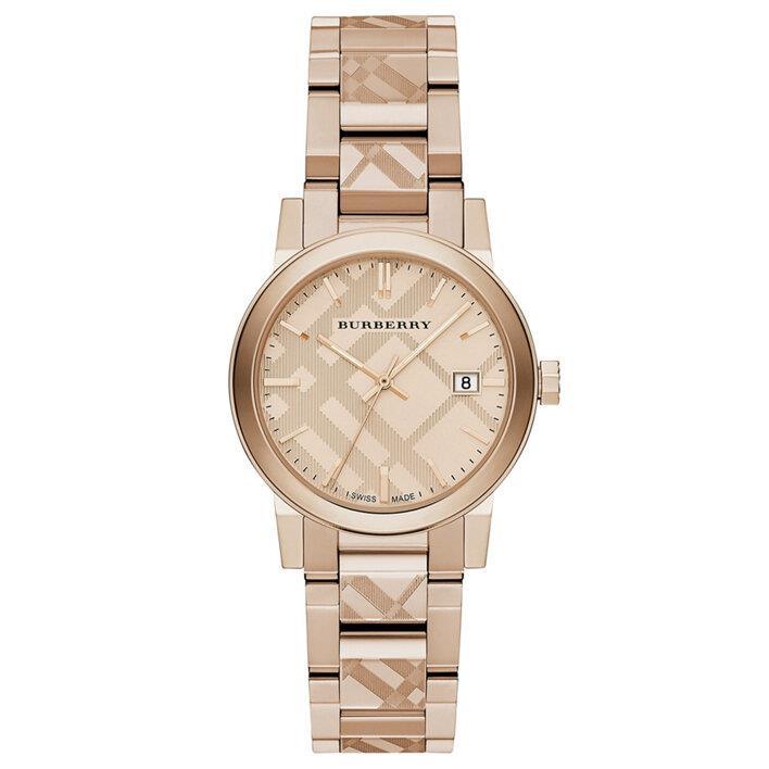Burberry BU9146 The City Rose Gold Tone Women's Watch