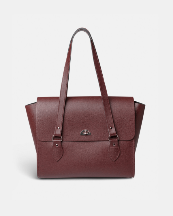 The Emily - Oxblood Saffiano - Image 2