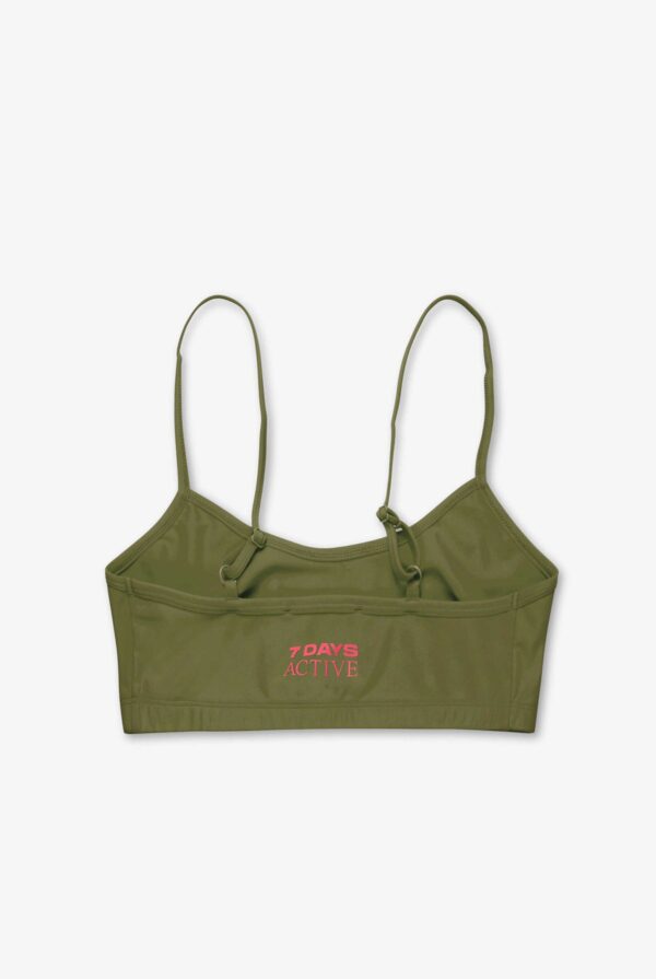 7 DAYS Active Light Yoga Bra Olive - XS Olive - Image 4