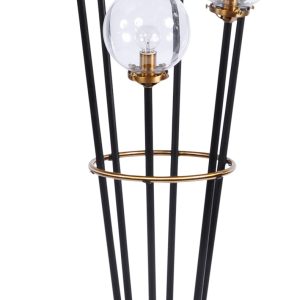 Noir Glass Bubble Floor Lamp