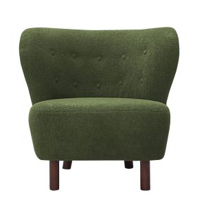 Emerald Velvet Tri-Leg Chair
