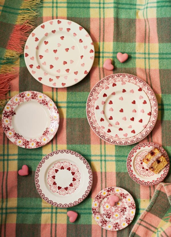 Emma Bridgewater |  Pink Hearts 8 1/2