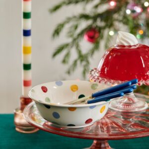Polka Dot Cereal Bowl - Unique Handmade & Handpainted English Earthenware Decorative Plates | Emma Bridgewater