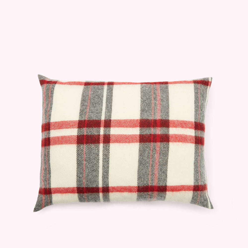 Lulu Guinness | Lulu Tartan Wool Cushion Cover Size: - Image 2
