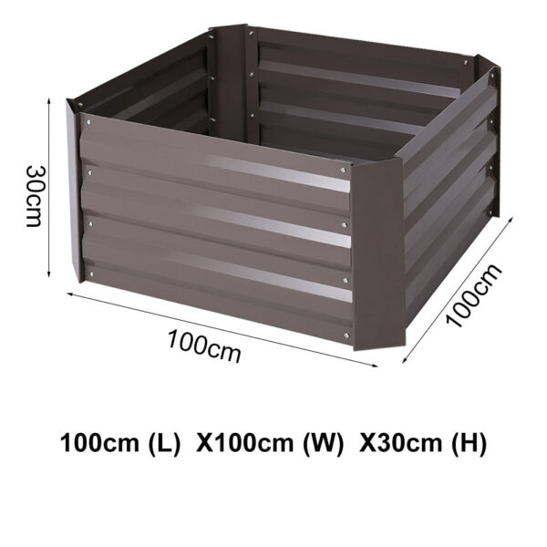 30CM Height Steel Garden Plants Raised Bed