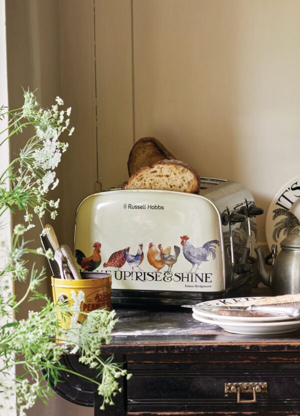 Emma Bridgewater |  Russell Hobbs Rise & Shine 4 Slice Toaster