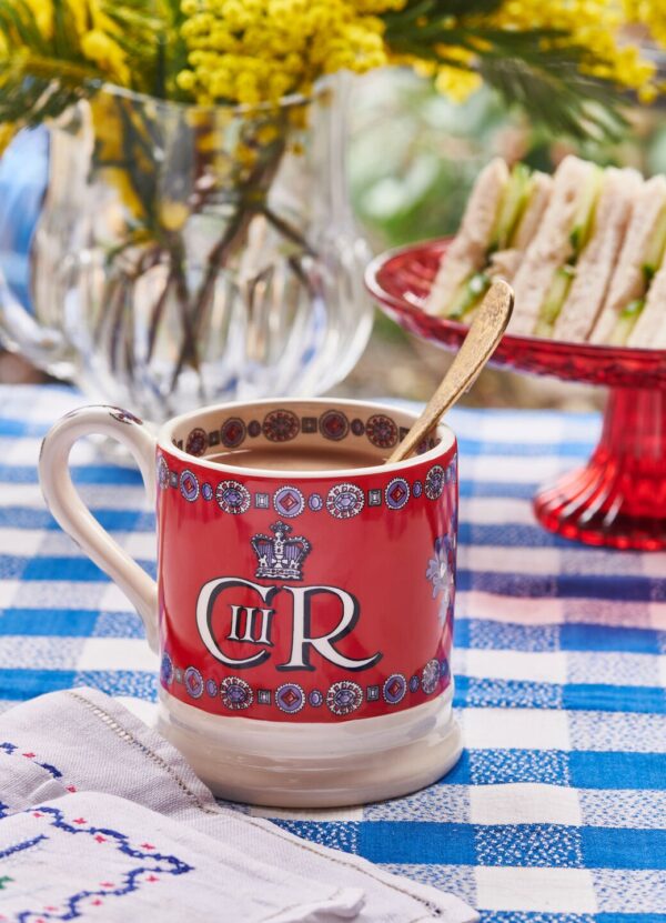 Emma Bridgewater |  Seconds God Save The King 1/2 Pint Mug - Unique Handmade & Handpainted English Earthenware Tea/Coffee Mug - Image 7