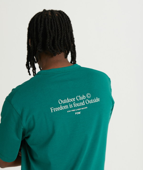 Mens Outdoor Versatile Tee - Green Wilderness