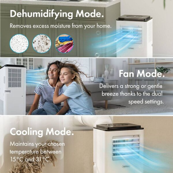 9000 BTU Air Conditioning Unit with 5 modes - Image 2